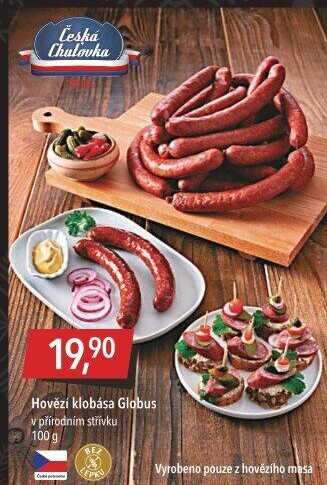 Hovězí klobása Globus