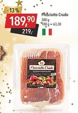 Šunka Prosciutto Crudo