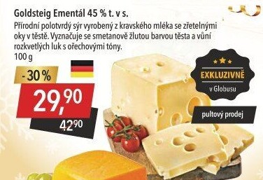Sýr Ementál 45 % Goldsteig
