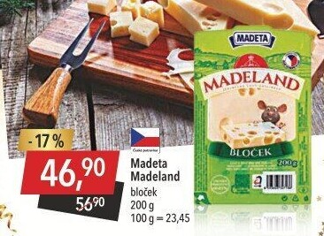 Sýr Madeland 45% Madeta