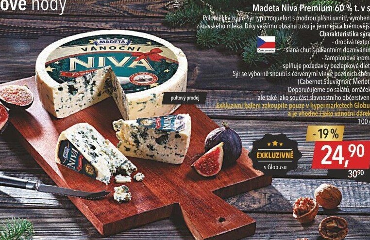 Sýr Niva 60% Premium Madeta