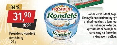 Sýr termizovaný Rondelé President