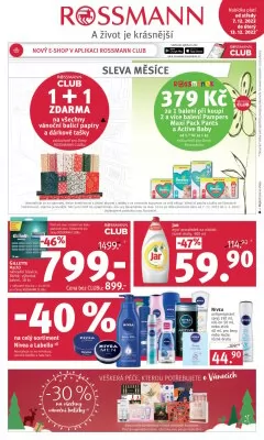 akční leták ROSSMANN drogerie 7.12.2022-13.12.2022