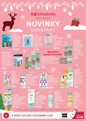 akční leták ROSSMANN drogerie 7.12.2022-3.1.2023