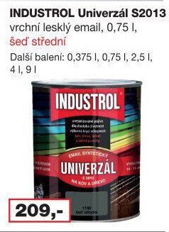 Nátěr na kov a dřevo Univerzál Industrol