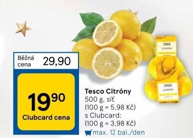 Citrony Tesco
