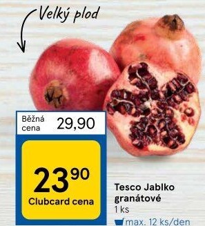 Granátové jablko Tesco