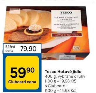 Hotová jídla Tesco
