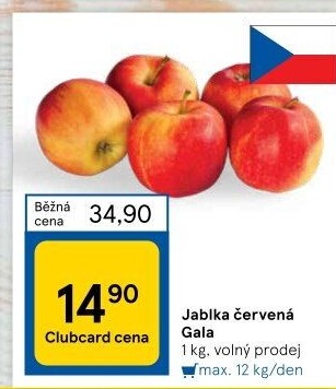 Jablka Gala
