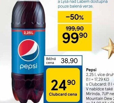 Limonáda Pepsi