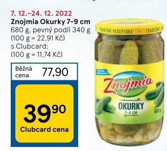 Okurky Znojmia