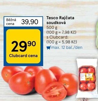 Rajčata soudková Tesco
