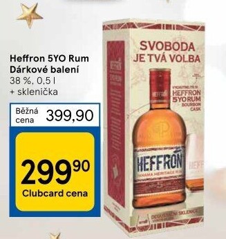Rum Heritage 5YO Heffron Panama - dárkové balení