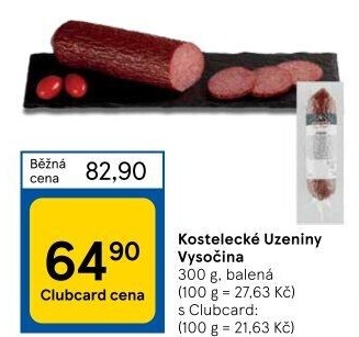 Salám Vysočina Kostelecké uzeniny