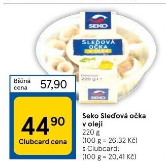 Sleďová očka Seko
