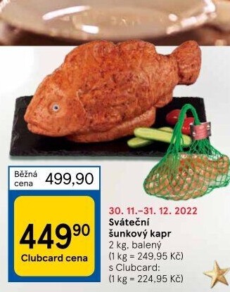 Šunka sváteční kapr