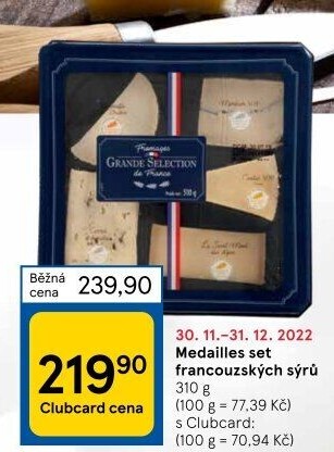Sýry francouzské Medailles