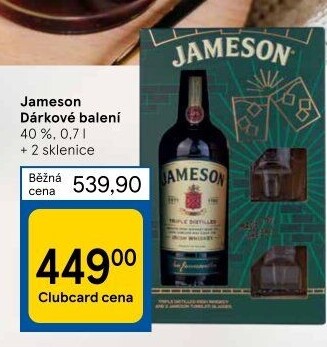 Whisky Jameson - dárkové balení
