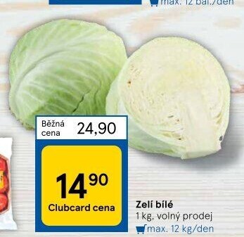 Zelí hlávkové bílé