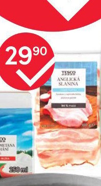 Anglická slanina Tesco