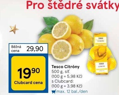 Citrony Tesco