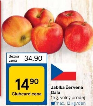 Jablka červená