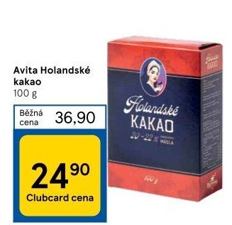 Kakao holandské Avita