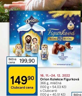 Kolekce vánoční figurková Orion