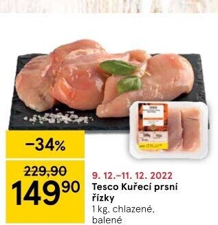 Kuřecí prsní řízky Tesco