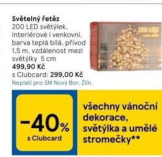 LED světelný řetěz