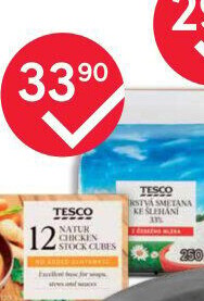 Smetana ke šlehání Tesco 33%