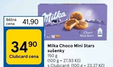 Sušenky Choco Minis Milka