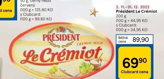 Sýr Le Crémiot Président