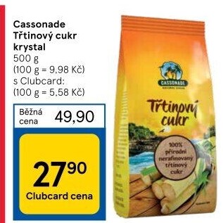Třtinový cukr Cassonade