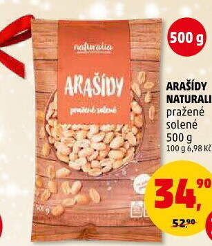 Arašídy pražené Naturalia