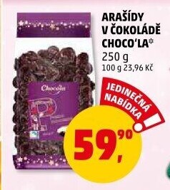 Arašídy v čokoládě Choco'