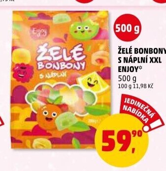 Bonbony želé s náplní Enjoy