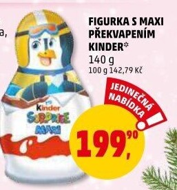 Čokoládová figurka s překvapením vánoční Maxi Kinder Surprise