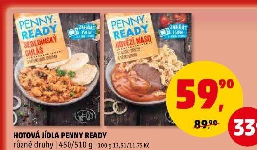 Hotová jídla Penny Ready