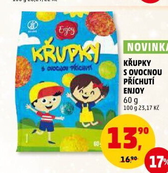 Křupky kuličky ovocné Enjoy