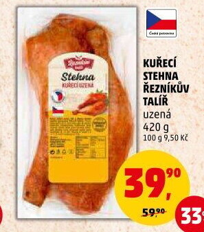 Kuřecí stehna uzená Řezníkův talíř