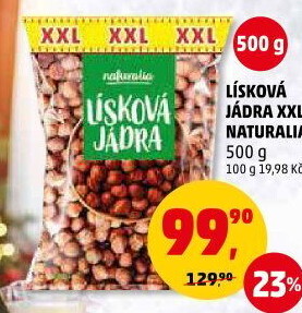 Lískové ořechy Naturalia