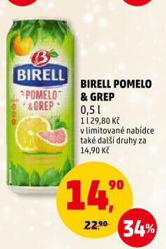 Nealkoholické pivo ochucené Birell
