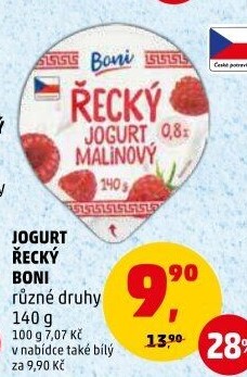 Ochucený jogurt řeckého typu Boni