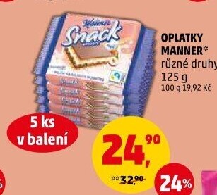 Oplatky Snack Manner