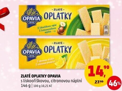 Oplatky Zlaté Opavia
