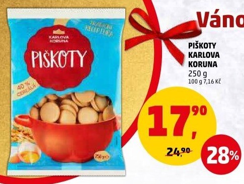Piškoty Karlova Koruna