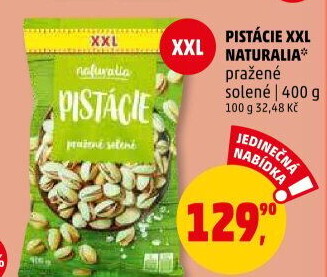 Pražené pistácie Naturalia