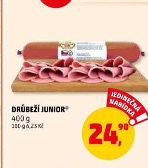 Salám drůbeží Junior Vodňanské kuře
