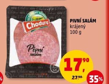 Salám pivní Beskydské uzeniny Chodura